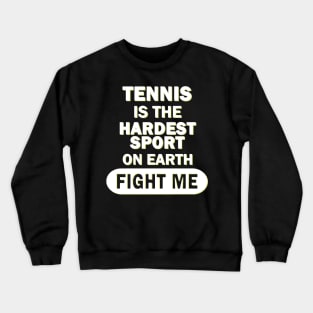 Tennis Tennis Court Match Men Double Forehand Crewneck Sweatshirt